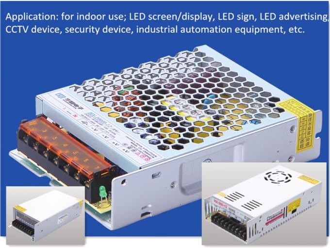 Aluminium Housing LED Light Power Supply 199 * 110 * 50mm 250W 12V DC LED Driver 2